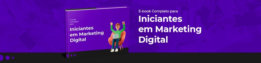 Banner para e-book "Iniciantes em Marketing Digital"